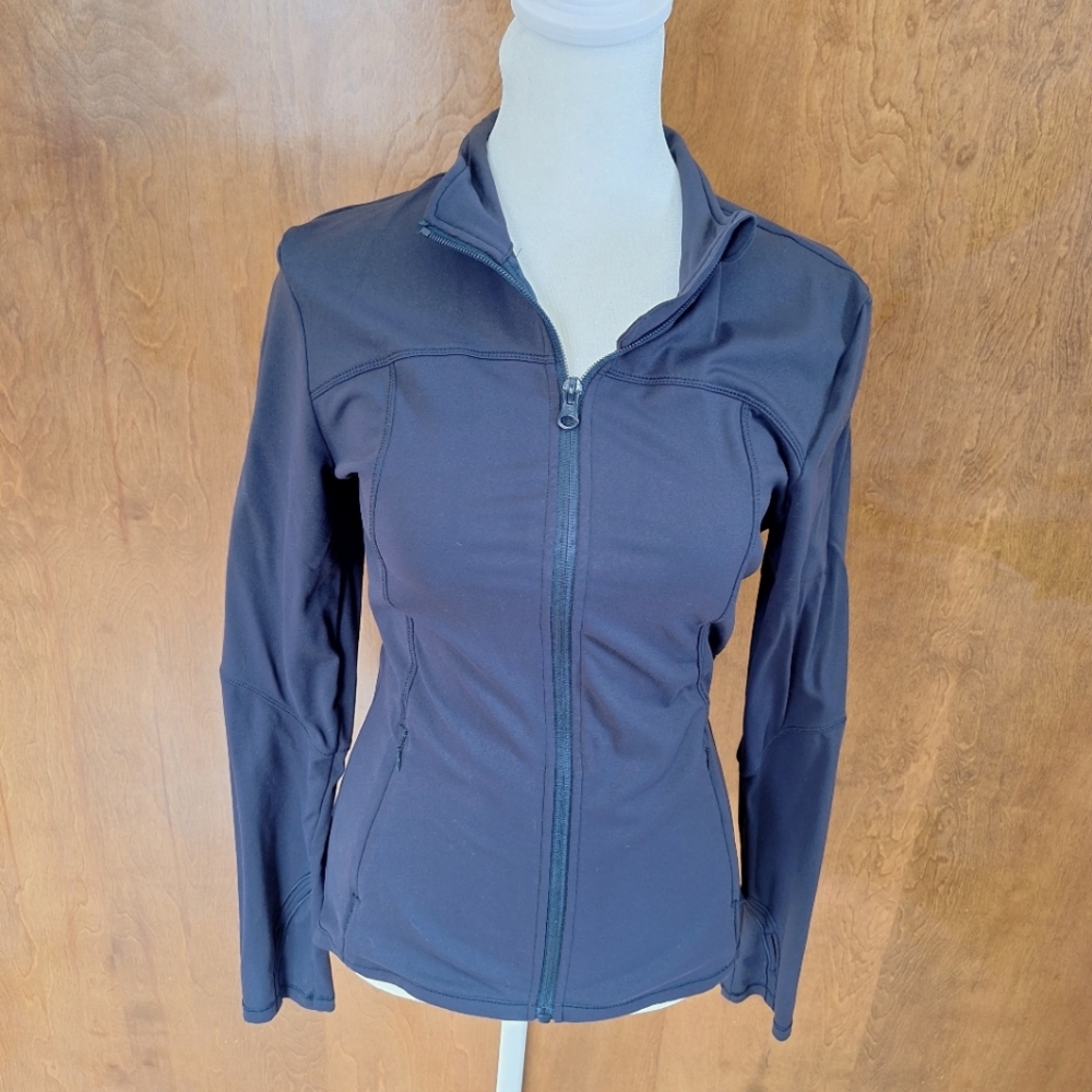 Women's Black Zip-Up Jacket